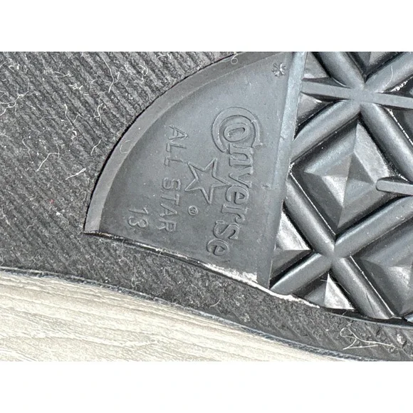 Converse Chuck Taylor All Star High Top Navy Blue Pinstripe Mens Size 13 Sneaker - Picture 8 of 10